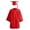 c01Red, variant on LNWUY Children's Graduation Bachelor's Uniform Solid Color Performance Suit Fashion Party Suit Long Sleeve Round Neck Top Suit #Green 36