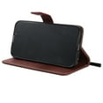 thumbnail image 5 of for iPhone 16e Wallet Case RFID Blocking,Premium Solid Color PU Leather Magnetic Buckle Folio Kickstand Flip with Card Slots & Kickstand Full Body Phone Case,Coffee, 5 of 11