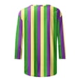 thumbnail image 4 of PMUYBHF T-Shirt Imprimé Joyeuses Fêtes Manches 3/4 Col Rond Blouse 4598 TG, 4 of 5