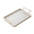 thumbnail image 3 of Bandeja decorativa de estilo nórdico, organizador de baño, bandeja de almacenamiento, tocador de baño, llave, joyería, pendientes, soporte de , Blanco Macarena Bandeja de almacenamiento, 3 of 6