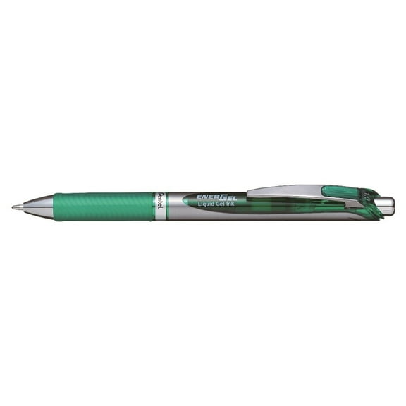 Pentel BL80 EnerGel Retractable Gel Ink Rollerball Pen 1 of Green