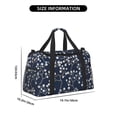 thumbnail image 3 of Balery Cherry Blossoms on Navy Background Bolsa de Gimnasio para Mujeres, Bolsa de Viaje con Bolsillo Húmedo, Bolsa de Fin de Semana para Mujeres, Bolsa de Viaje Resistente al Agua, 3 of 7