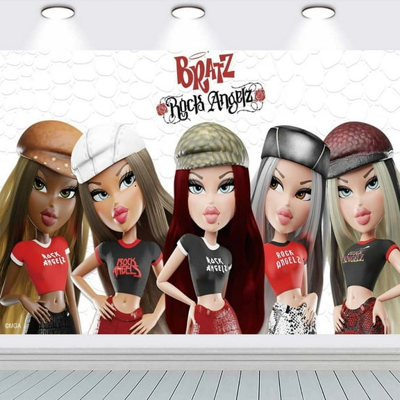 bratz Backdrop Banner Party Supplies Poster Movie Theme Background for Photography Birthday Decorations