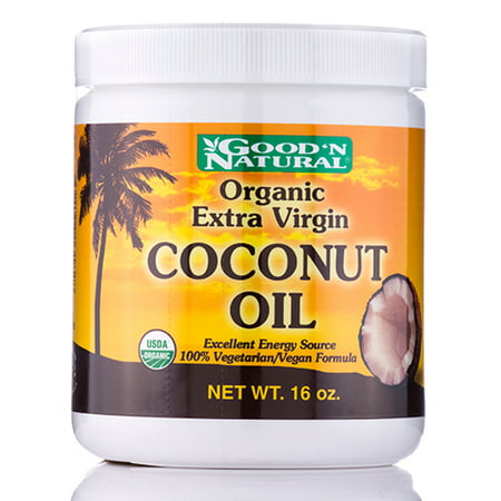 Organic Extra Virgin Coconut Oil - 16 oz by Good and Natural - Walmart.com