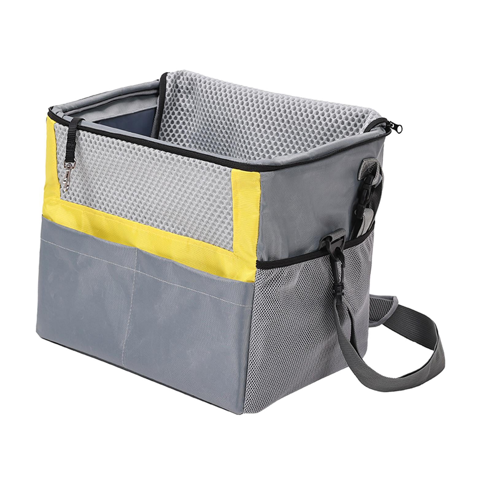 Fzaqwen Pet Carrier Backpack Dog Bike Basket Breathable Bicycle Basket Front Carry Kitty