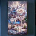 thumbnail image 1 of Cuadros Decorativos Kit de pintura por números DIY Castillo mano aceite arte imagen artesanía hogar pared decoración Wdftyju embutido en tela, 1 of 9