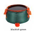 thumbnail image 4 of Fishing Bucket Folding Barrels Carrier Bag Fine Container Workmanship Long-lasting Multifunctional Wear-resistance Polyester Dark Green, 4 of 9