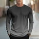 thumbnail image 1 of Blusas y camisas de manga larga con cuello redondo, moda casual para hombre, estampado deportivo, blusas de manga larga con cuello redondo, camisas para hombre, blusa de poliéster, 1 of 5
