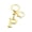 P, variant on P Metal Alphabet Keychain Initial Letter Key Chain For Keys Bag Charm Personalized Gift Gold Plated Key Ring A To Z Letter Keychain