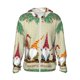 thumbnail image 1 of Balery Christmas Card With Gnomes Sudadera ligera de manga larga con capucha y protección solar UPF 50+ para hombre y mujer, ideal para pesca y running-Large, 1 of 7