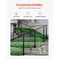 thumbnail image 3 of VEVOR Cable Railing Post, 42x1x2 Inch Stair Railing Post, with Pre-Drilled 30° Angled Holes, Stainless Steel Cable Rail Post with Horizontal and Curved Bracket, 1-Pack, Black, 1JZLGZXHS106VRA3X001V0, 3 of 9