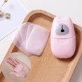 thumbnail image 2 of justharion 50pcs/box Disposable Boxed Soap Paper Convenient Washing Hand Bath Travel Scented Slice Sheets Foaming Box Paper Soap, 2 of 9