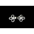 thumbnail image 1 of Kiddo 2.5" White or Off White Loop Chinese Frog Decorative Button Knot Closure, 1 of 1