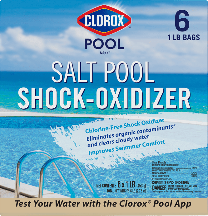 Clorox Pool&Spa Salt Essence Salt Pool Chlorine Free Shock (6 pack