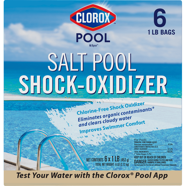 Clorox Pool&Spa Salt Essence Salt Pool Chlorine Free Shock (6 pack