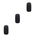 thumbnail image 4 of Transemion Mouse Wired Optical Computer Mouses Skin Touch Computers Fitting Laptop Gift Networking Keyboards Table Study Black 3Set, 4 of 6