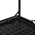 thumbnail image 2 of 4' Folding Table, 4 Adjustable Height Settings, With Handles, Indoor & Outdoor, Black, 2 of 2