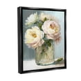 thumbnail image 4 of Stupell Industries Subtle Rose Blooms Botanical & Floral Painting Black Floater Framed Canvas Art Print Wall Art, 17 x 21, 4 of 10