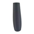 thumbnail image 3 of Large Flower Vase Tall Decorative Urn Gray Floor Pot Elegant Minimalist Design for Hotel Entryway Office Decor, 3 of 9