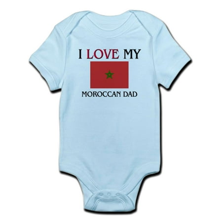 

CafePress - I Love My Moroccan Dad Infant Bodysuit - Baby Light Bodysuit