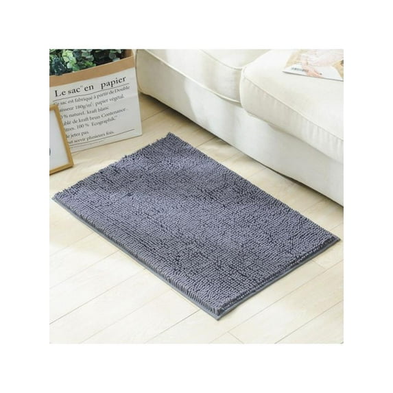 Bathroom Rug Shag Shower Mat Machine-Washable Plush Bath Mats with Water Absorbent Soft Microfibers