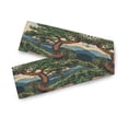 thumbnail image 7 of Yayeee Table Runner 70 inches Long Home Kitchen Dinning Party Decoration, Retro Pine Tree, 7 of 7