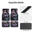 thumbnail image 4 of Yiaed Bird 3 Print Carpet Floor Mats for Cars, Auto Accessories Front & Rear Car Floor Mats Car Floor Foot Mat Sets of 4 Pieces, 4 of 7