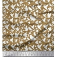 thumbnail image 1 of Soimoi Rayon Fabric Artistic Bird Print Fabric by The Yard 56 Inch Wide, 1 of 3