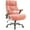 Pink, variant on Big and Tall 700lbs Office Chair, Ultra-Soft Fabric Executive Desk Chair, Ergonomic Computer Chair with 3D Flip Up Arms, Adjustable Lumbar Support, Heavy Duty Metal Base and Quiet Rubber Wheel, Black