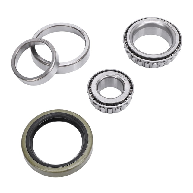 Ensemble de Roulements d'Axe de Remorque de Bateau, Kit de Roulement de Remorque Marine 5 Pcs Haute Dureté Support de Sécurité pour Roulement 1-1/16 Po