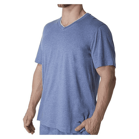 Tommy Bahama Heather Cotton Modal Jersey Lounge Tee Denim Heather MD