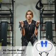 thumbnail image 2 of Recortador de abdominales de cintura, tabla de discos de cintura giratoria con cuerda de tirar e imanes de masaje, discos de torsión de fitness para ejercicio abdomen cintura brazos caderas y muslos, 2 of 5