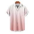 thumbnail image 2 of yillto Mens Big and Tall Shirts Summer Lightweight Short Sleeve Button down Beach Vacation Tshirts Tops, 2 of 4