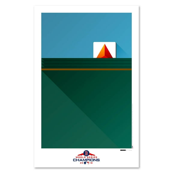 Boston Red Sox 2018 World Series 11'' x 17'' Minimalist Wall Art