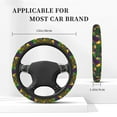thumbnail image 5 of Balery Steering Wheel Covers Mardi Gras7 Elastic Skidproof Steering Wheel Protective Cover Case Fit Universal Auto Accessories Decor, 5 of 8