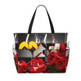 thumbnail image 1 of Easygdp Red Wine Rose Bolsa de Viaje de Playa de Gran Capacidad, Bolsa Tote Perfecta para la Playa, Escapadas de Fin de Semana y Viajes, 1 of 7