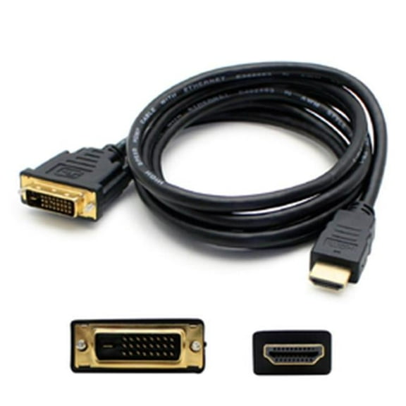 Add-On  6 ft. HDMI to DVI-D Male to Male Black Adapter Cable