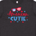 thumbnail image 4 of Inktastic 4th of July American Cutie Red and Blue Stars and Hearts Youth T-Shirt, 4 of 5