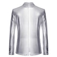 thumbnail image 2 of Shiny Gold Metallic Blazer Men,Fashion Slim Fit Mens Blazer Jacket, 2 of 5