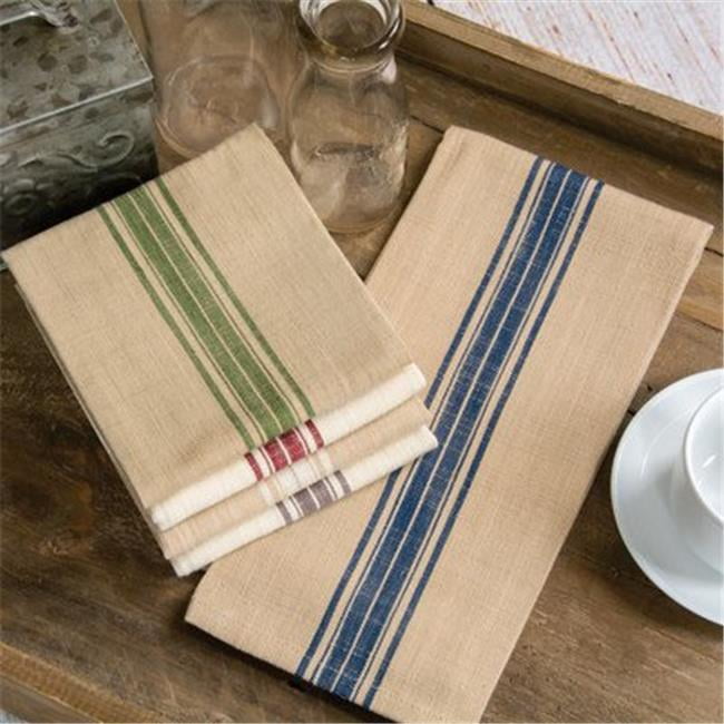 Farmhouse Kitchen Tea Towel with Stripes Walmart Canada