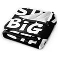thumbnail image 2 of I Love My Big Sister Throw Blanket Super Soft Warm Fleece Blanket, Suitable for Sofa Home Decoration Travel 40"x30", 2 of 8