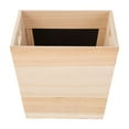 thumbnail image 6 of Your Zone Kids Natural Wood Storage Bin with Chalkboard Label and Cutout Handles, 11 in x 11 in x 9 in, 6 of 15