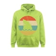 thumbnail image 4 of Sudadera con capucha de estilo retro con estampado de tiburón y aleta de tiburón para mujer, sudaderas de manga larga de verano de alta calidad, ropa deportiva acogedora, 4 of 5