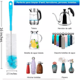 thumbnail image 2 of "Set De 8 Cepillos De Limpieza Botellas Termos Botes azul ", 2 of 4