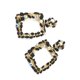 thumbnail image 2 of 1 par de anillos para las orejas, joyería Vintage útil y delicada para niñas, pendientes Retro para cumpleaños, Acción de Gracias, Día de Ropa, zapatos y accesorios Miscelánea Negro Guardurnaity AP009072-01, 2 of 6