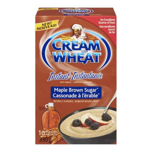 Cream Of Wheat Maple Brown Sugar. An excellent source of Vitamin D, iron and calcium., Cream of Wheat Maple Brown Sg