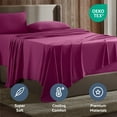 thumbnail image 6 of Nestl Twin Sheet Sets, 1800 Series Deep Pocket 3 Piece, Soft Microfiber Kids Bedding Set, VIVACIOUS MAGENTA sheets, 6 of 8