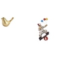 thumbnail image 1 of Figura de pájaro, estatua de , escultura, adorno de animal, material de resina, decoración artística, adecuada para oficinas, dormitorios, salas, 1 of 8