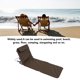 thumbnail image 4 of Tumbona Cómoda, Portátil, Reclinable, Para Exteriores, Patio, Playa, Césped, Camping, Piscina, Silla de Bronceado, Mochila Plegable Portátil, Sillón de Playa, Estera de Playa, 4 of 7