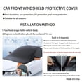 thumbnail image 6 of Magnetic Snow Cover for Car Windshield, Oxford Cloth Thickened Antifreeze Sunshade, Heat And Snow Protection, 6 of 6